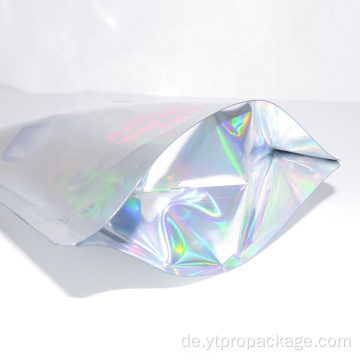 Holographische Mylar Zip Lock Standup Bag